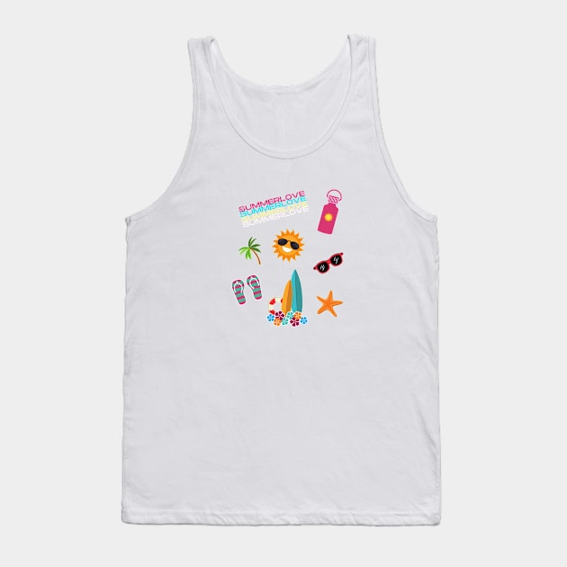 Summer Love Tank Top by Dog & Rooster